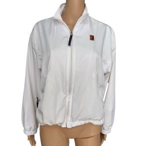 Nike vintage Light tennis Jacket Full Embroidered Logo size S